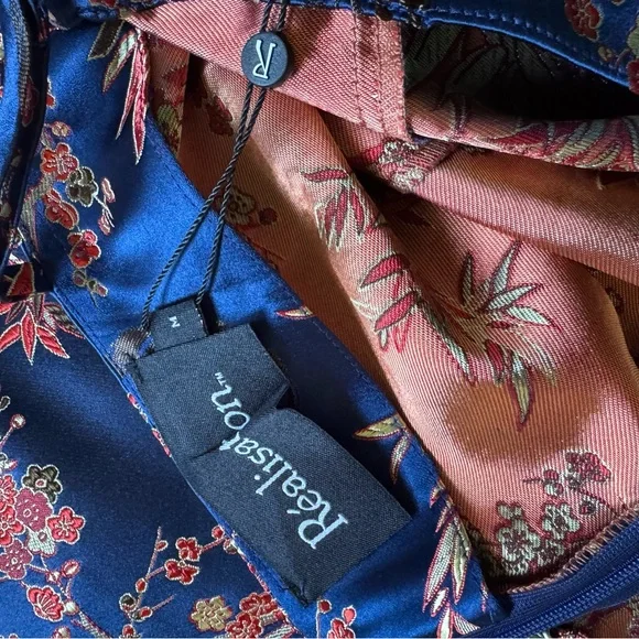 Realisation Par Emilie Shanghai Nights Mini Dress Medium NWT - Picture 11 of 12